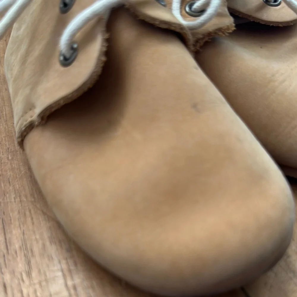 Tan Leather Kids Shoes
